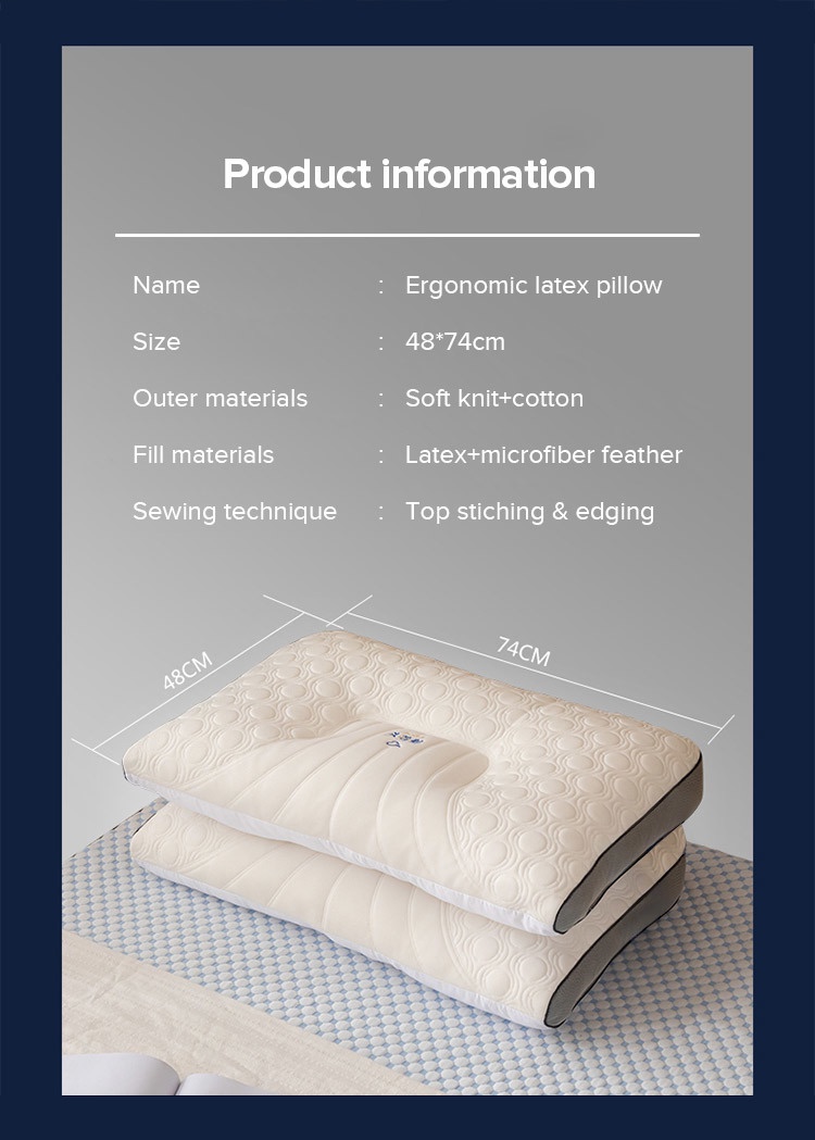 Ergonomic Latex Pillow NO